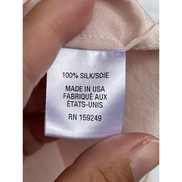 TWP The New Morning After Silk Shirt in pale pink size XS/S - Picture 11 of 12